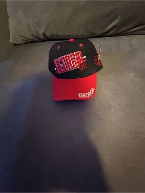 Georgia Kids Black & Red Baseball Cap